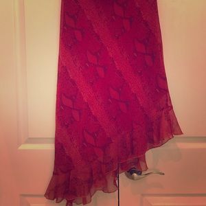 Flamenco style mid length skirt